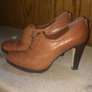 Nine West Brown Leather Shoes